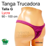 Tanga trucadora lila