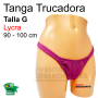 Tanga Trucadora Lycra Lila Talla G - Ivete