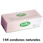 144 Condones Serena Natural 185x52mm