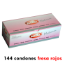 144 Condones Serena Rojo 185x53mm