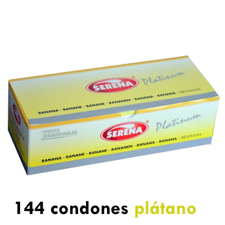 Condones Serena plátano