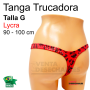 culo tanga trucadora animal print