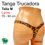 Tanga Trucadora Lycra Tricolor Animal Print