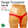 Tanga Trucadora Rojo Sangre