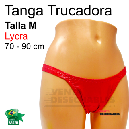 Tanga Trucadora Lycra Rojo Sangre Talla M - Ivete