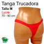 Tanga Trucadora Lycra Rojo Coral