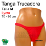 Tanga Trucadora Lycra Rojo Coral Talla M - Ivete