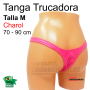 Tanga Trucadora Charol Rosa Chicle