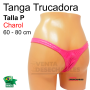 Tanga Trucadora Charol Rosa Chicle Talla P - Ivete