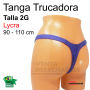 Tanga Trucadora Color Azul Super Grande