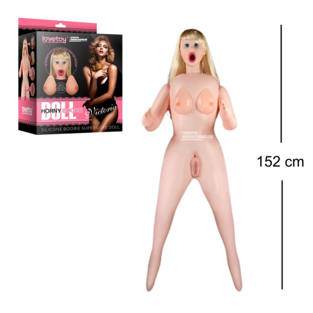 Muñeca Hinchable Realista Boobie Super Rubia 152 cm