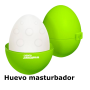 Huevo Masturbador Elástico Silicona Verde - UP&GO Bympy
