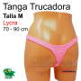 Tanga Trucadora Lycra Rosa Fosforito