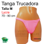 Tanga Trucadora Lycra Rosa Fosforito Talla M - Ivete