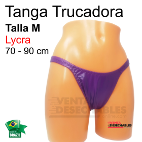 Tanga Trucadora Lycra Violeta Talla M - Ivete