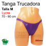 Tanga Trucadora Lycra Violeta Talla M - Ivete