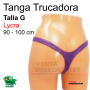 Tanga Trucadora Color Violeta Talla Grande