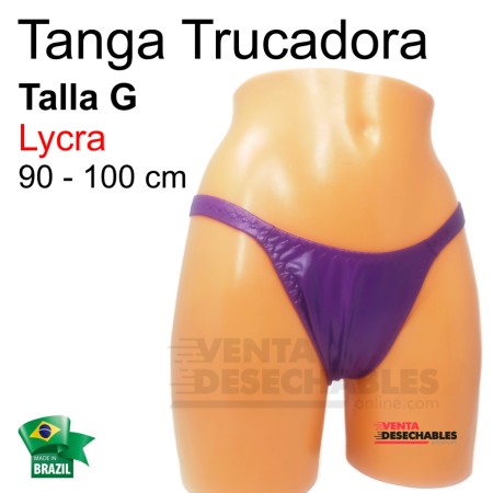 Tanga Trucadora Lycra Violeta Talla G - Ivete
