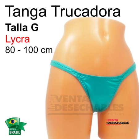 Tanga brasileña Verde Pálido