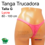 Tanga Trucadora Lycra Rosa Chicle Talla  M - Ivete