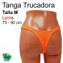 Trucadora Color Naranja Fosforito Talla M  - Fabricada en Brasil