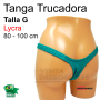 Tanga  brasileña color verde Botella diseñadas por Ivete Araujo.