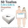 50 Toallas Desechables Blancas