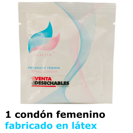 Condón Femenino Látex y Poliuretano - Jackette