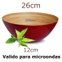 Recipiente Bowl Bambú Para Masaje nuru 26cm