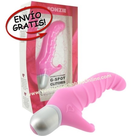 Pene Vibrador 16 cm Punto G Rosa