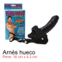 Arnés Hueco Color Negro 18 cm