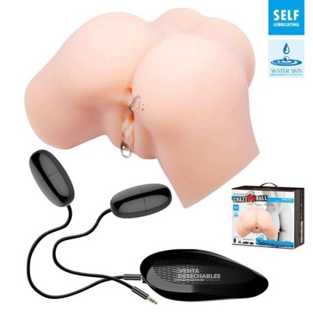 Masturbador Vagina y Ano Con Vibración Samantha