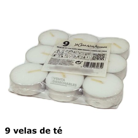 9 Velas de Té - La casa de los aromas