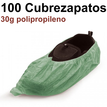Cubrezapatos Desechables Polipropileno Verdes