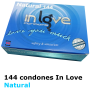 Caja de 144 preservativos naturales  In love