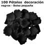 Pétalos De Rosas En Color Negro Decorativo