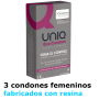 3 Preservativos femeninos Uniq Eva