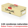 144 Preservativos Silhouette Fresa Natural