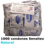 1000 Condones Sensitex 195x53 Natural Bolsa