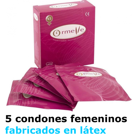 Caja  de 5 Condones Femeninos Ormelle