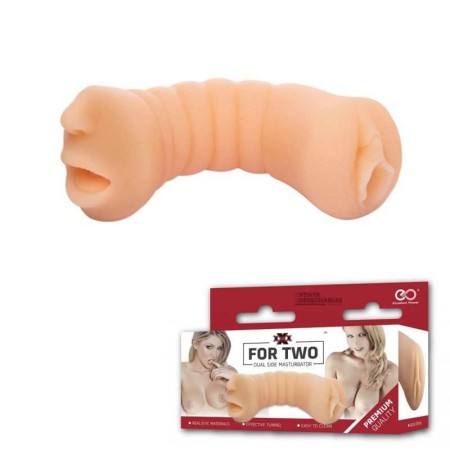 Doble Masturbador Realístico de Boca y Vagina