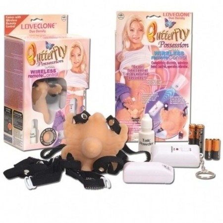 Vibrador estimulador vaginal con forma Mariposa