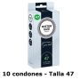 10 Condones Mister Size 47