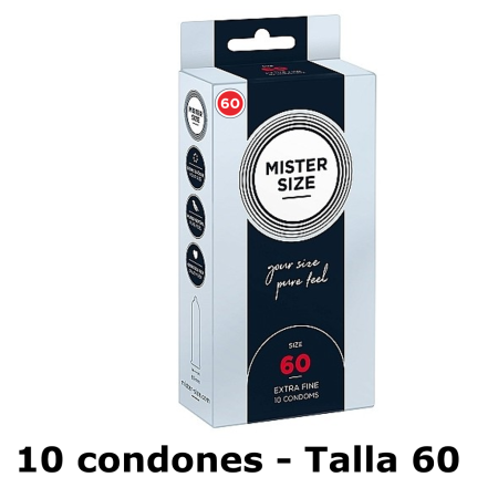 Condones Grandes Mister Size 60