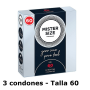 3 Condones Mister Size 60