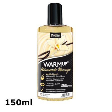 Aceite de Masaje Vainilla Con Efecto Calor 150 ml
