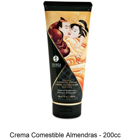 Crema Masaje Comestible Shunga Almendras