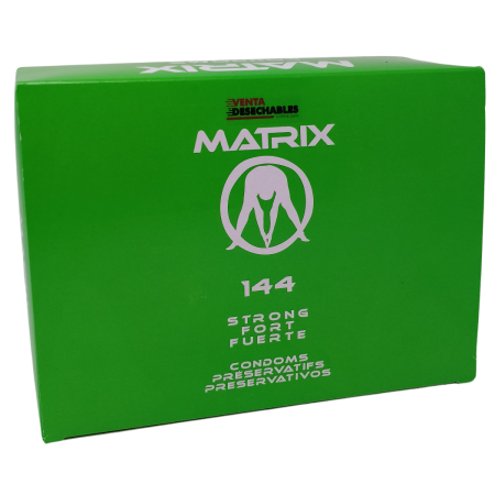 144 Preservativos Matrix Fuertes