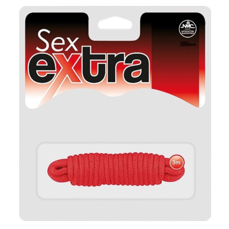 Cuerda roja algodón 3 metros