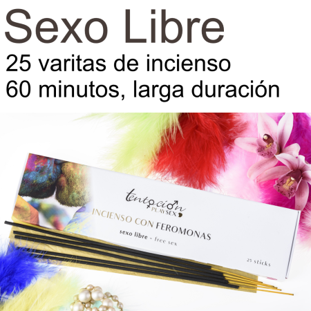 Incienso Artesanal Con Feromonas Sexo Libre